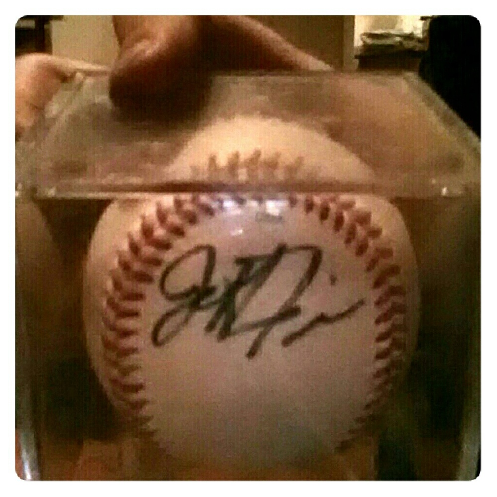 Signed baseball